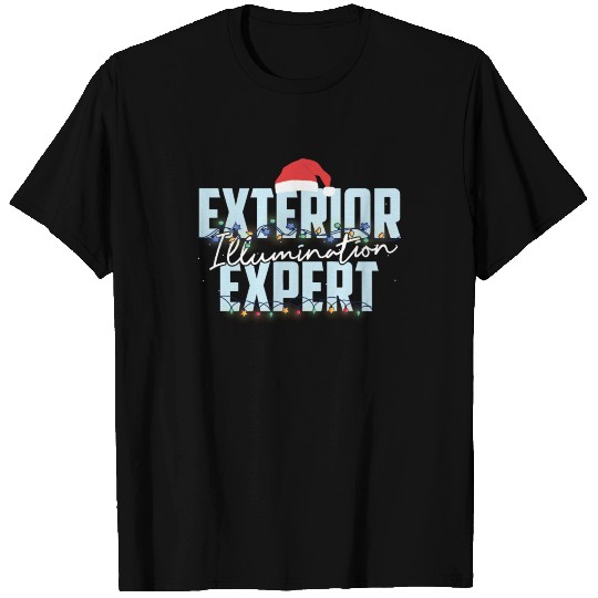 Exterior Illumination Expert Christmas Light Decor T Shirts