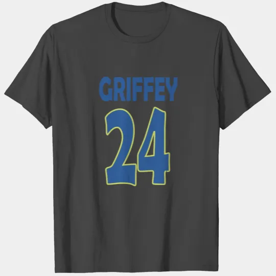 Baseball Mens 24 Ken Griffey Jr Cool T Shirts Gifts