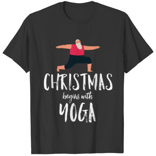 Christmas Yoga T-shirt