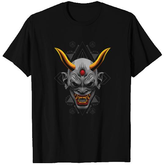SHINIGAMI ONI YOKAI FACE T Shirts