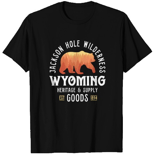 Jackson Hole Bear T Shirts Men Women Wyoming