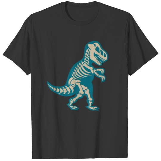 Tyrannosaurus T Rex Dinosaur Skeleton T Shirts
