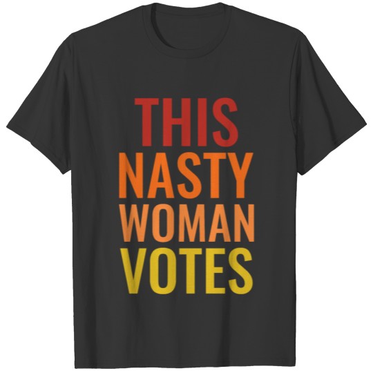 This Nasty Woman Votes Vintage Us Elections T-shirt