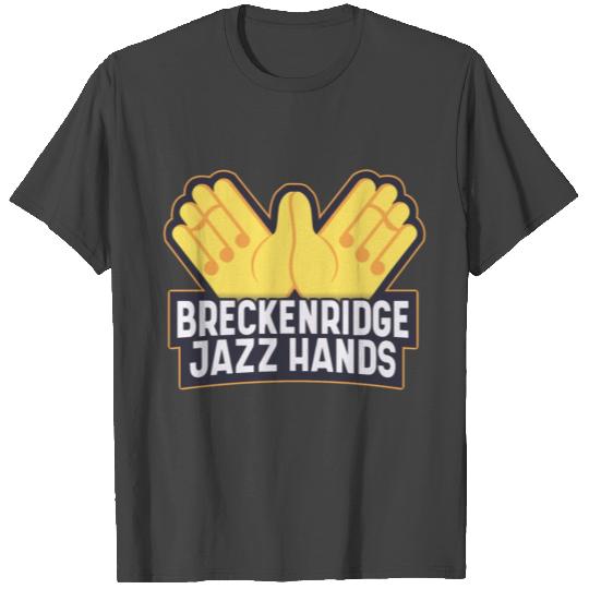 Breckenridge Jazz Hands logo T Shirts