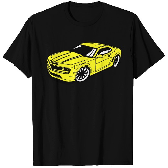 Yellow Beast – Muscle Car Art T Shirts