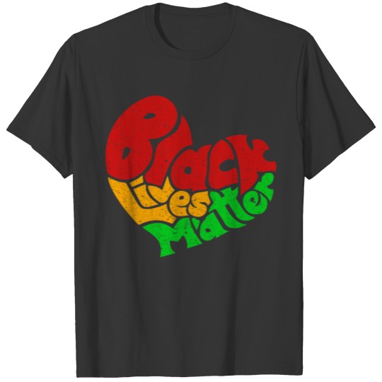 Black Lives Matter Heart BLM Love Be Kind T-shirt