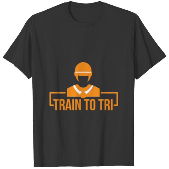 Train To Tri - Triathlon T Shirts