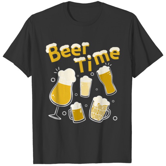 Beer time original alcohol beer aperitif apero T-shirt