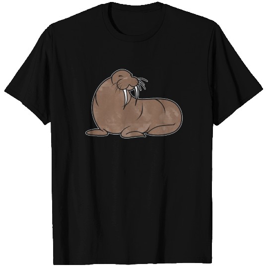 Retro Walrus Vintage T Shirts