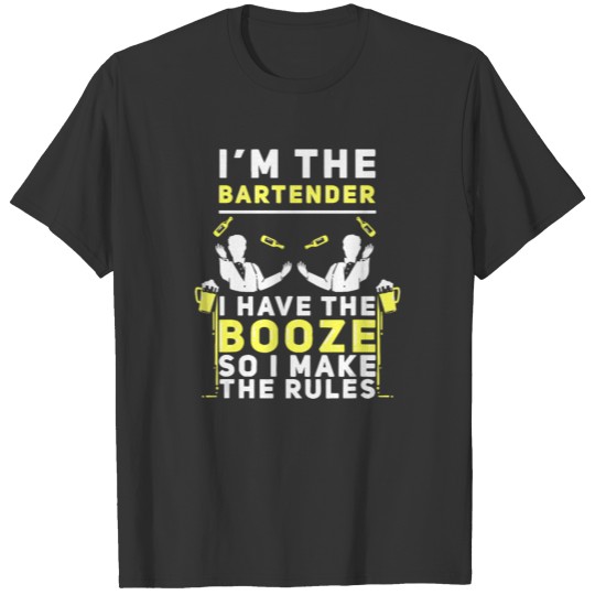 Bartender Booze Definition T Shirts Funny Cocktail