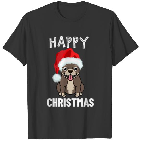 Happy Christmas Dog Merry Christmas Gift T Shirts
