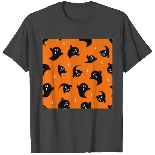 October Halloween halloween ghost orange T Shirts