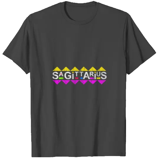 Sagittarius 90s Horoscope Zodiac Sign Gift T Shirts