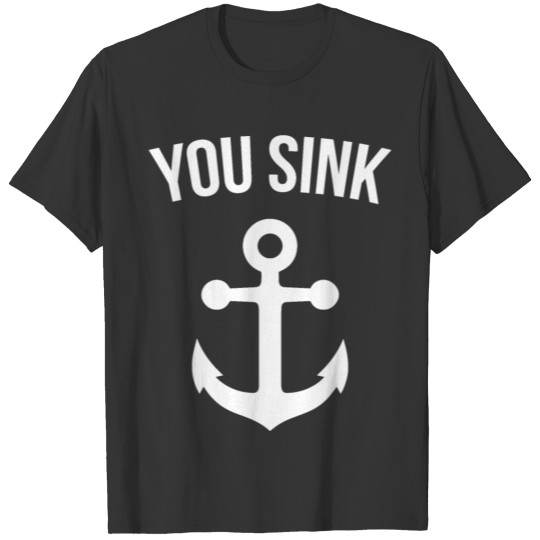 Best Friends I will never let you sink Anchor T-shirt