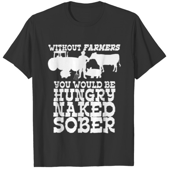 Funny farmer saying tractor sheep cow pig T Shirts