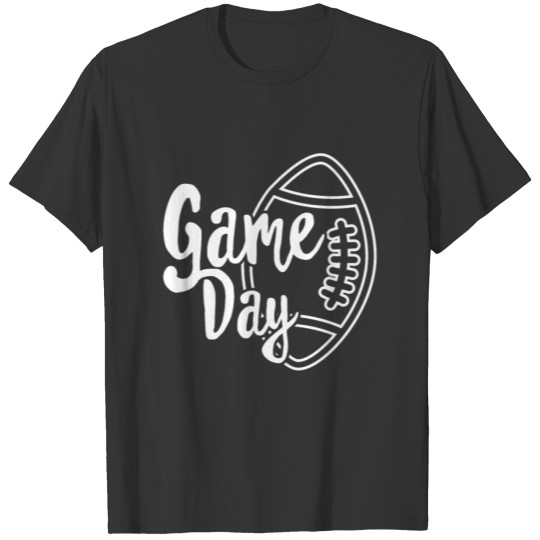 Game Day Funny Football Season Lover Cute Tshirt T-shirt
