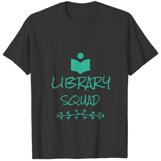 Library Squad/ Funny Librarian/Book Lover T Shirts