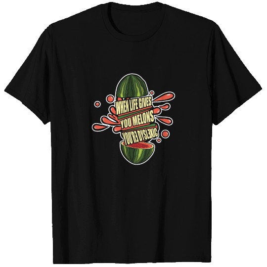 Dyslexic Melon Pun Life Lemons Wordplay Saying T Shirts