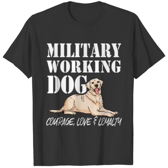 Labrador Retriever Military Working Dog T-shirt