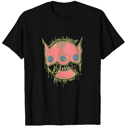 Schweinbotic GRANDFREI robot pig graffiti skull T Shirts