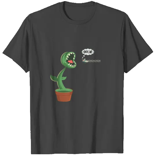 Carnivorous Plants Venus Flytrap Eating Fly Ouch T Shirts