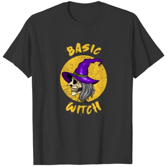 Basic Halloween Witch Costume Halloween Party T-shirt