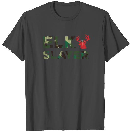 Camo Elk Hunter T Shirts - Camouflage Elk Hunting Shi
