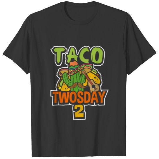 Taco Twosday Shirt 2 Two Year Old Boy Girl T-shirt