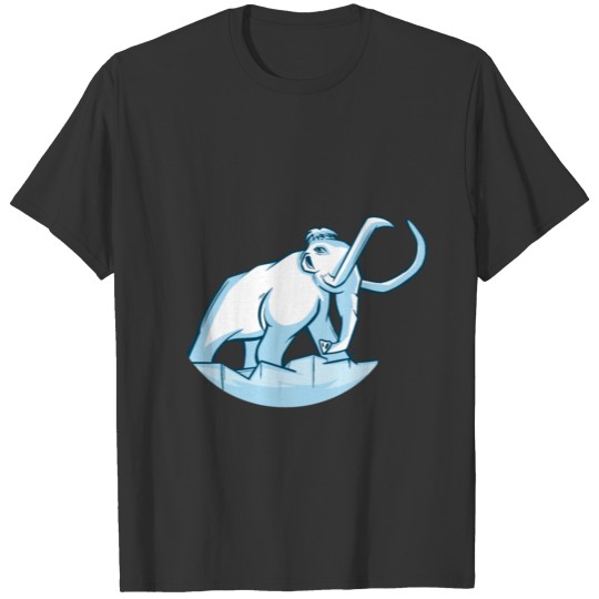 Stone Age animal elephant tusks T-shirt