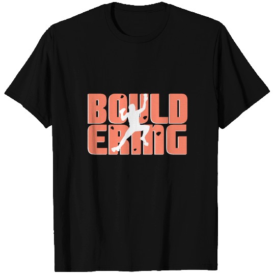 Bouldering Rock Climbing Champion T Shirts