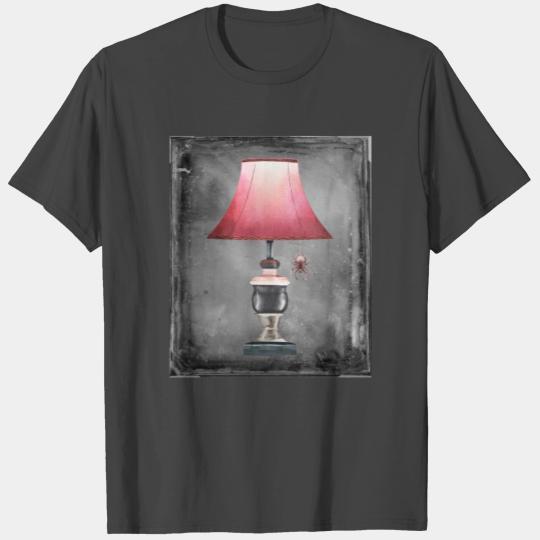 Gothic Spider Lamp Halloween Punk Artwork T Shirts