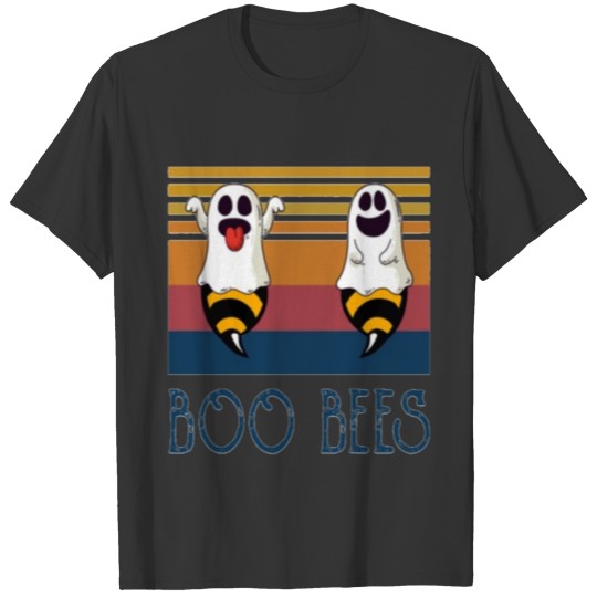 Boo Bees Couple Ghost Halloween T Shirts