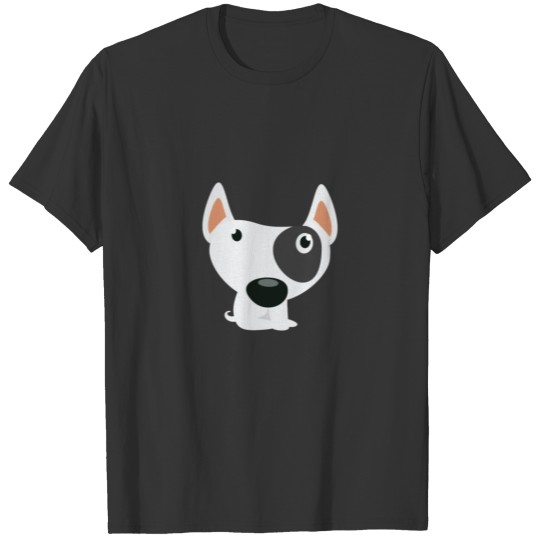 Bull Terrier cute pet illustration T-shirt