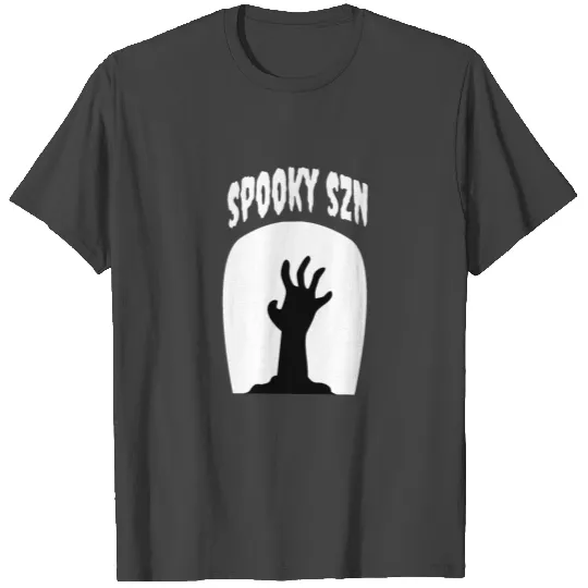 Spooky Szn Halloween Tombstone Zombie T Shirts