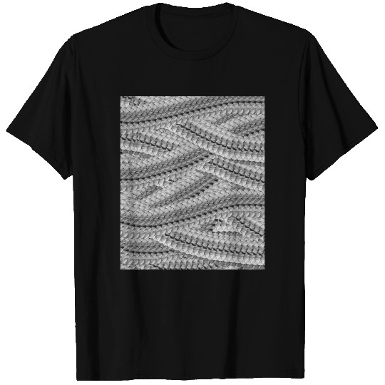 Black Snake Skin Art T Shirts