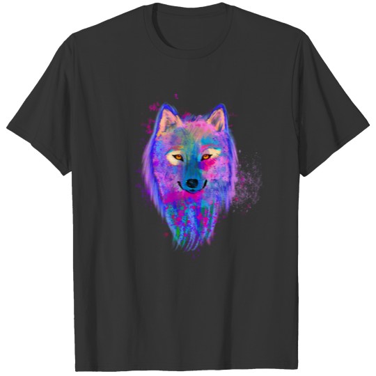 abstract wolf T Shirts