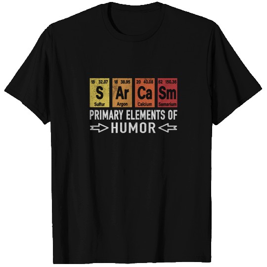 Chemistry Chemist Sarcasm Sarcasm Elements Humor T Shirts