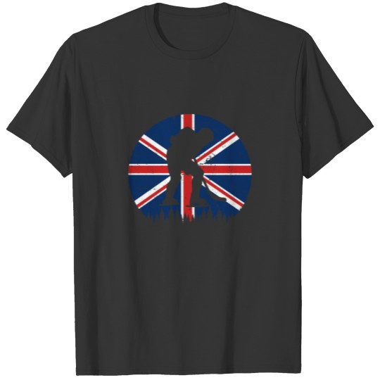 Ice Hockey Great Britain GB Winter Sport Nation T-shirt