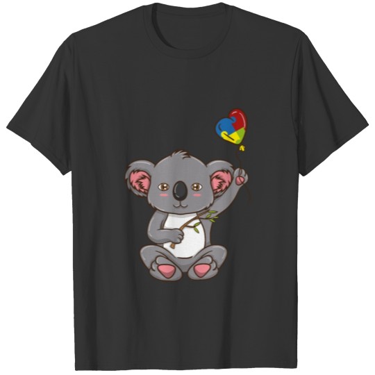 Koala Bear Autism Awareness T-shirt
