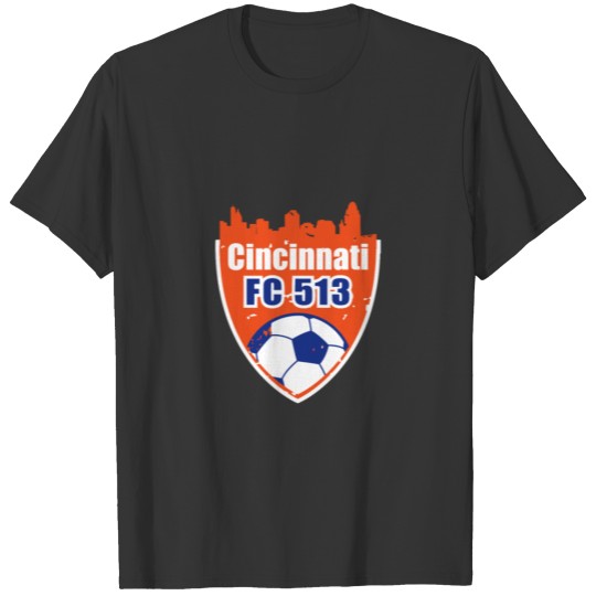Distressed Vintage Cincinnati Soccer Fc Sincy T-shirt