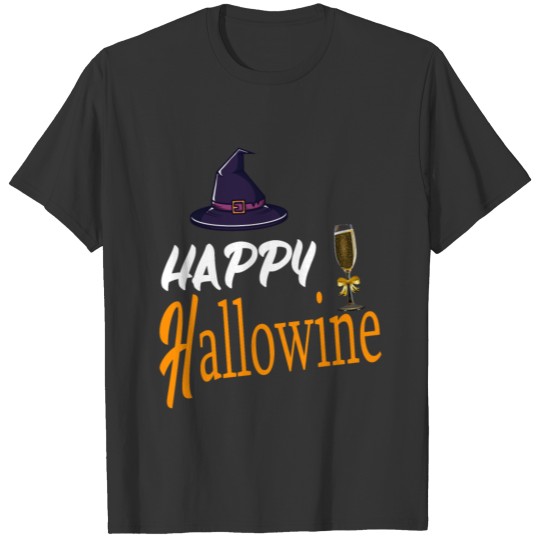 Halloween Happy Hallowine T-shirt