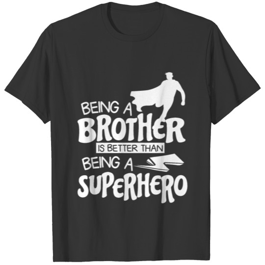 best brother gift idea superhero T Shirts