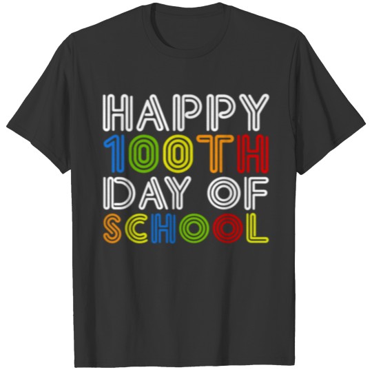 Happy 100th Day Of School Teacher Gift T Shirts