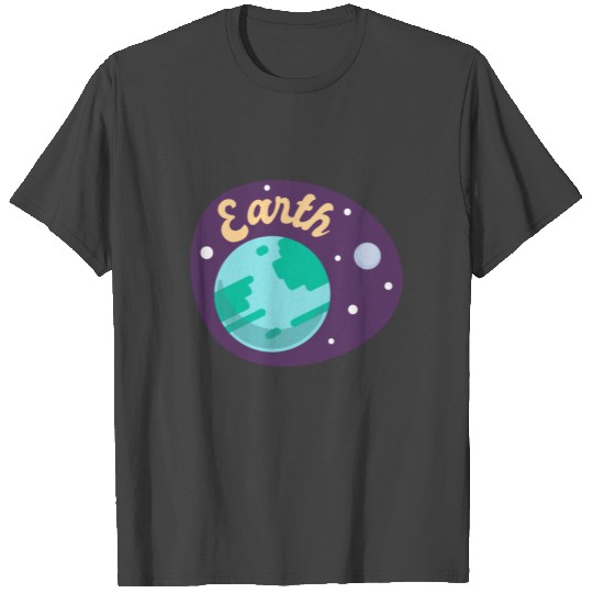 Solar system with the planet Earth T Shirts