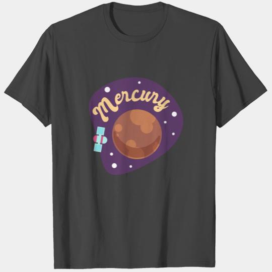 Solar system with the planet Mercury T Shirts