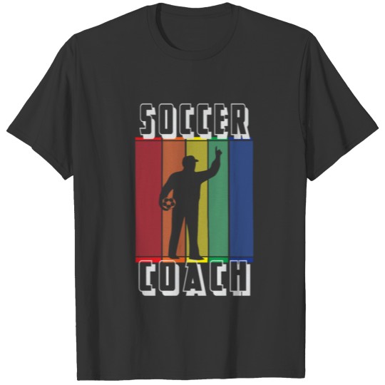 Soccer Coach Football Retro Vintage Style T-shirt