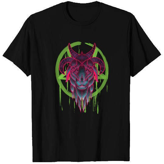 Neon Baphomet T Shirts