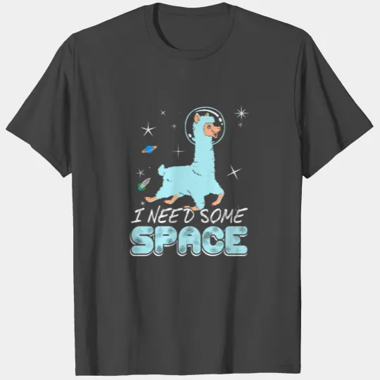 Cute NASA Alpaca flying I need some Space T Shirts