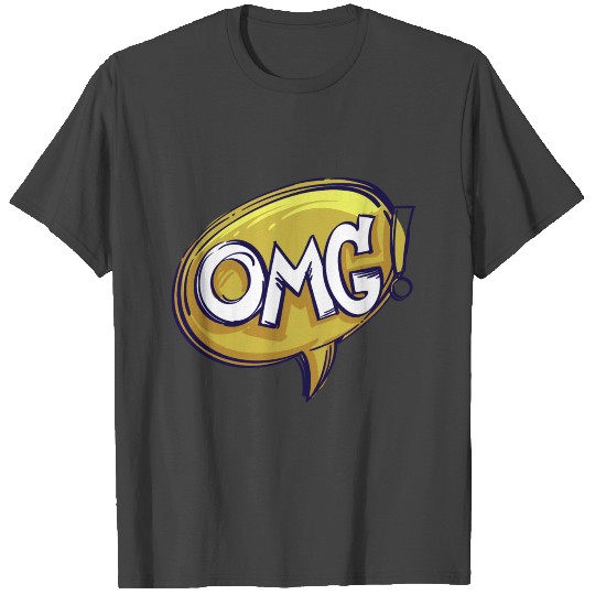 OMG Speech Bubble T Shirts