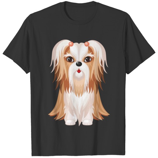 Shih Tzu dog cute pets illustration T Shirts